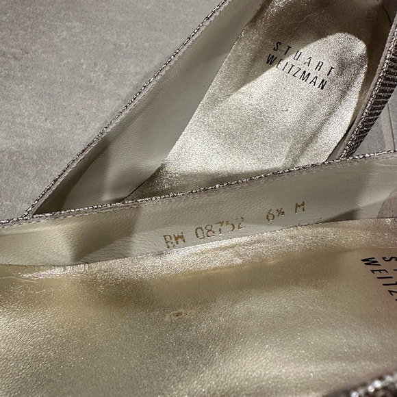 Stuart Weitzman Metallic Heels - Picture 4 of 5